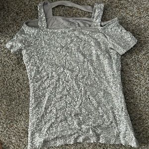 Inc concept brand xs sequin top